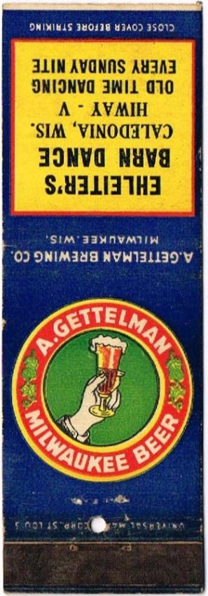 Gettelman Milwaukee Beer