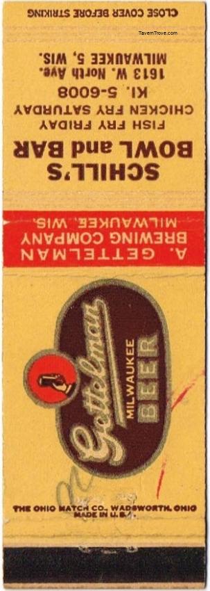 Gettelman Milwaukee Beer