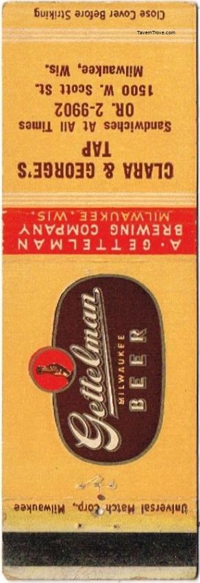 Gettelman Milwaukee Beer