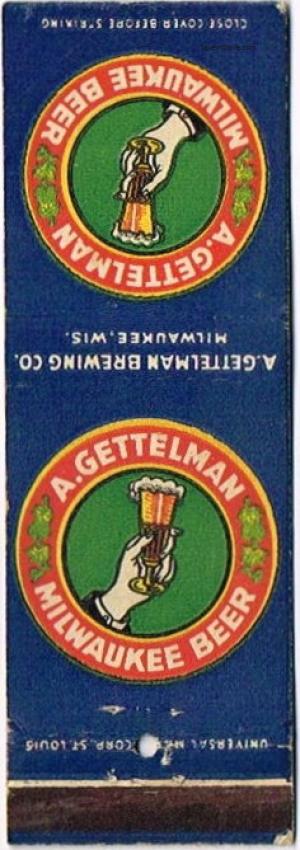 Gettelman Milwaukee Beer