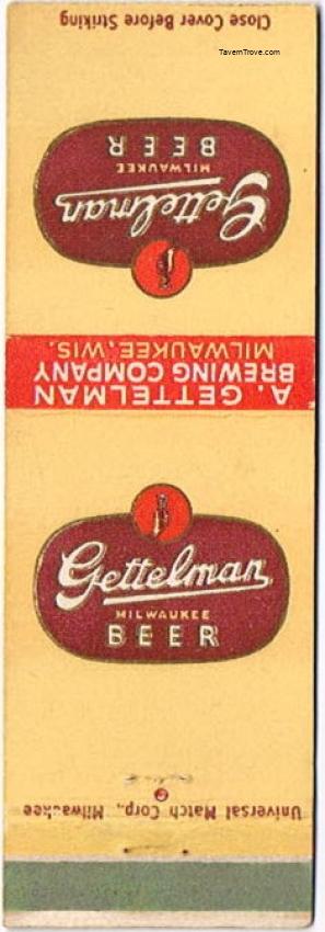 Gettelman Milwaukee Beer