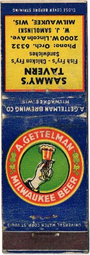 Gettelman Milwaukee Beer