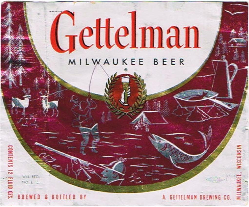 Gettelman Milwaukee Beer (Maroon Fishing)
