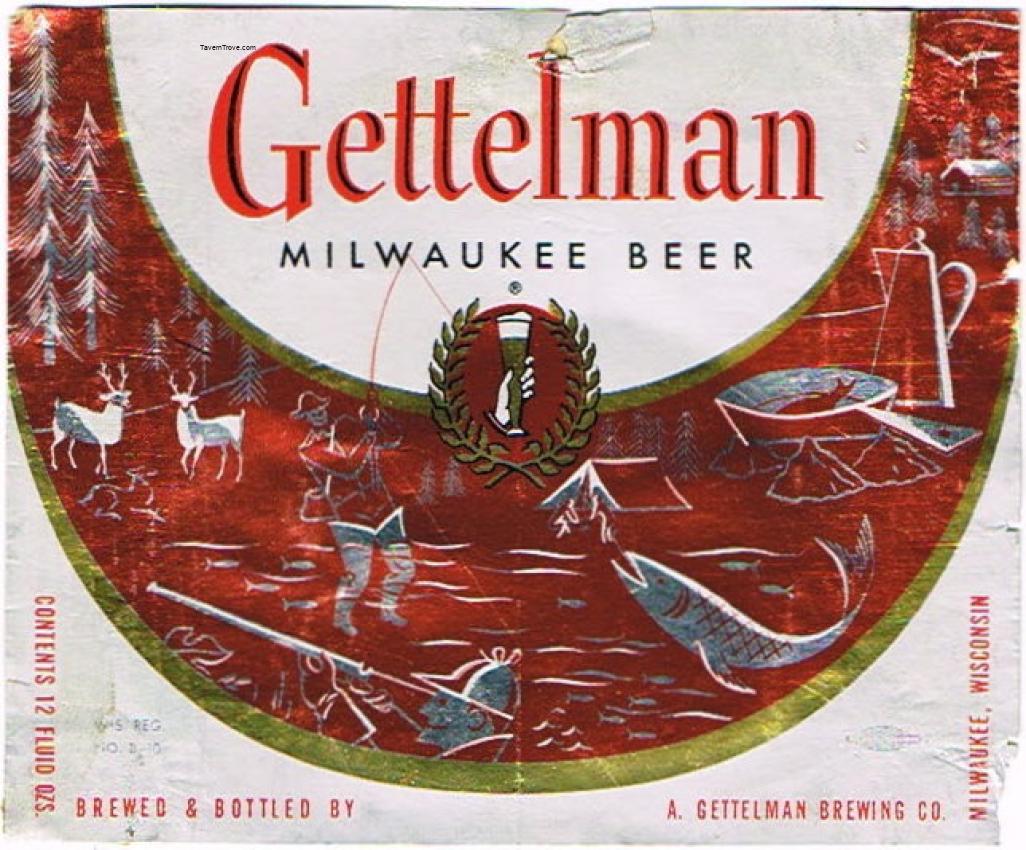 Gettelman Milwaukee Beer (Orange Fishing)