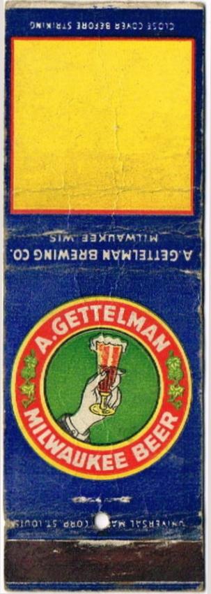 Gettelman Milwaukee Beer