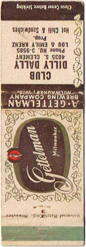 Gettelman Rathskeller Milwaukee Beer