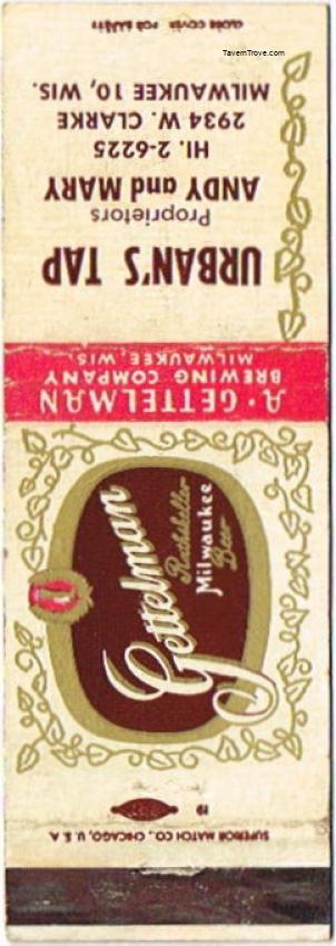 Gettelman Rathskeller Milwaukee Beer