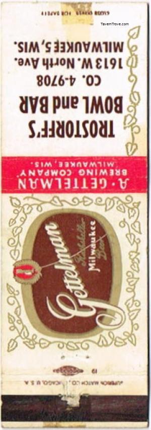 Gettelman Rathskeller Milwaukee Beer