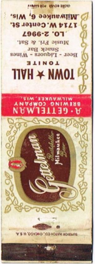 Gettelman Rathskeller Milwaukee Beer