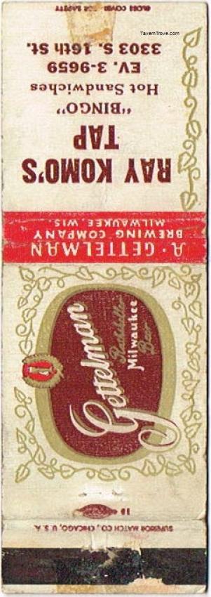 Gettelman Rathskeller Milwaukee Beer