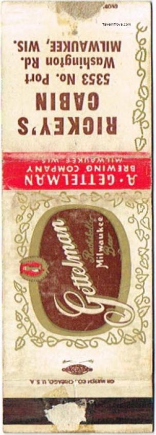 Gettelman Rathskeller Milwaukee Beer