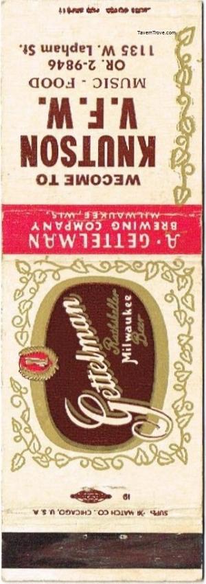 Gettelman Rathskeller Milwaukee Beer