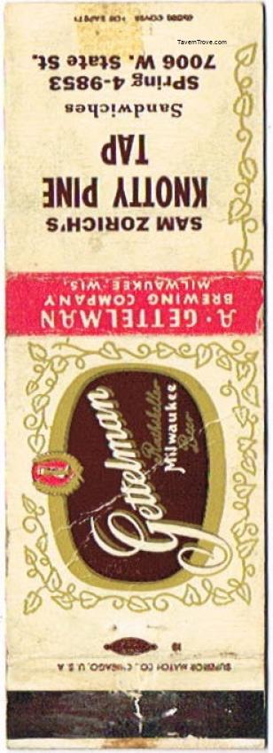 Gettelman Rathskeller Milwaukee Beer