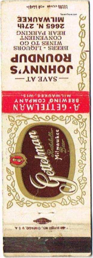 Gettelman Rathskeller Milwaukee Beer