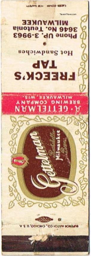 Gettelman Rathskeller Milwaukee Beer