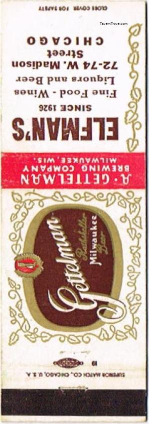 Gettelman Rathskeller Milwaukee Beer