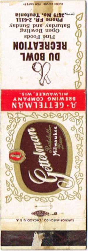 Gettelman Rathskeller Milwaukee Beer