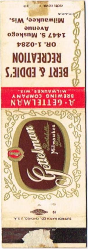 Gettelman Rathskeller Milwaukee Beer