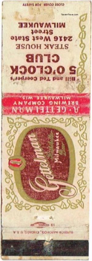 Gettelman Rathskeller Milwaukee Beer