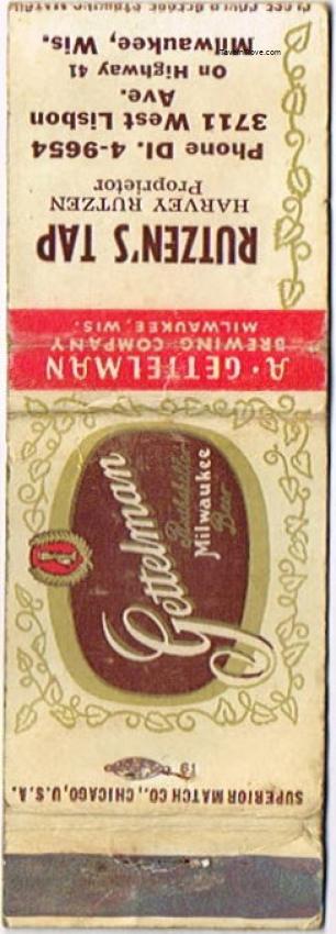 Gettelman Rathskeller Milwaukee Beer