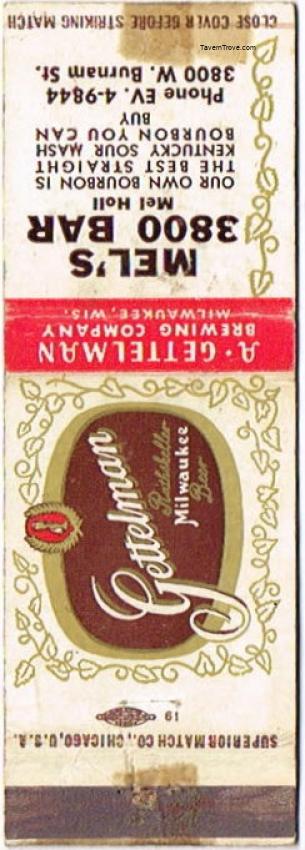 Gettelman Rathskeller Milwaukee Beer