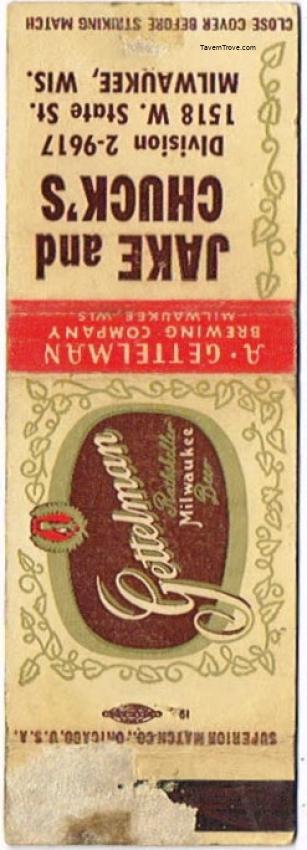 Gettelman Rathskeller Milwaukee Beer