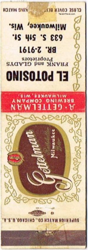 Gettelman Rathskeller Milwaukee Beer