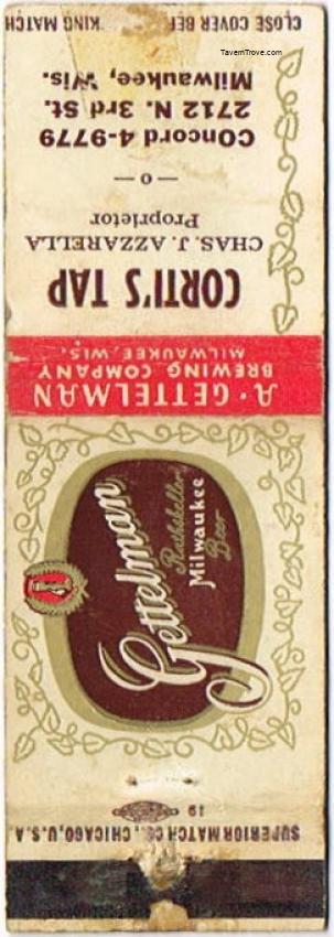 Gettelman Rathskeller Milwaukee Beer