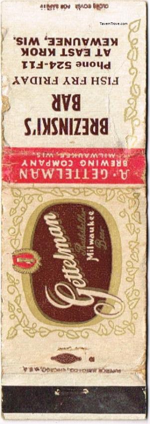 Gettelman Rathskeller Milwaukee Beer