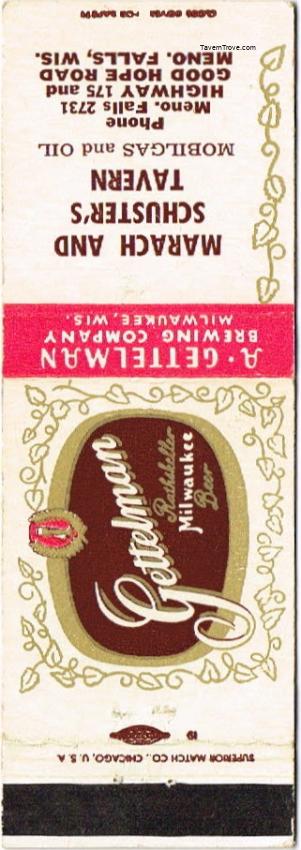 Gettelman Rathskeller Milwaukee Beer