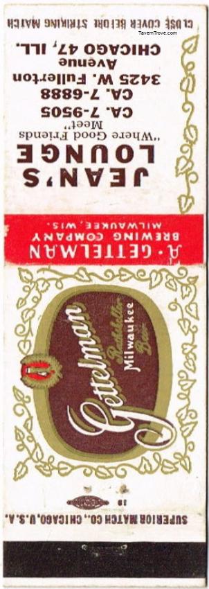 Gettelman Rathskeller Milwaukee Beer