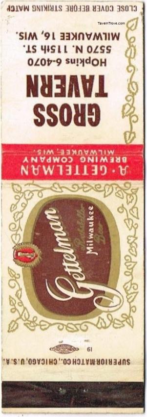 Gettelman Rathskeller Milwaukee Beer