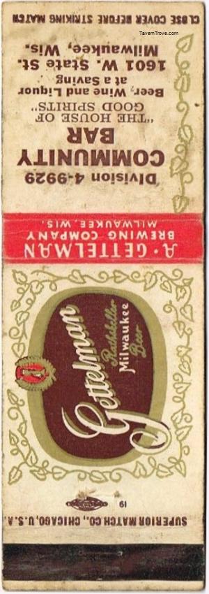 Gettelman Rathskeller Milwaukee Beer