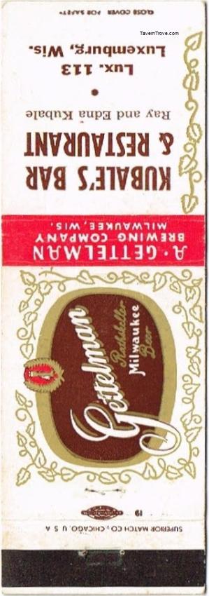 Gettelman Rathskeller Milwaukee Beer