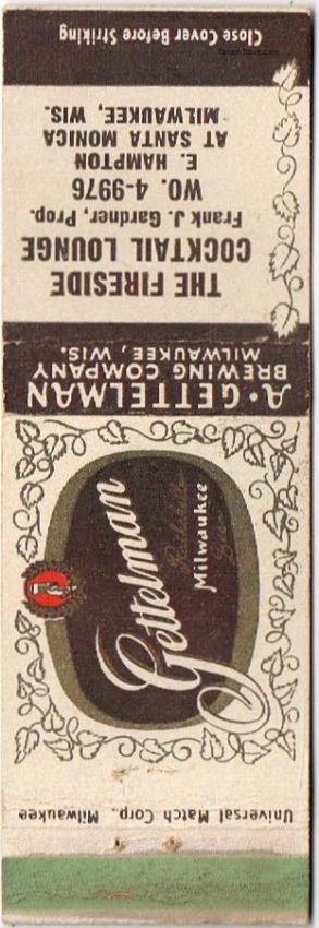 Gettelman Rathskeller Milwaukee Beer