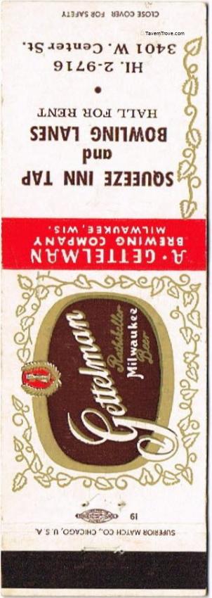 Gettelman Rathskeller Milwaukee Beer