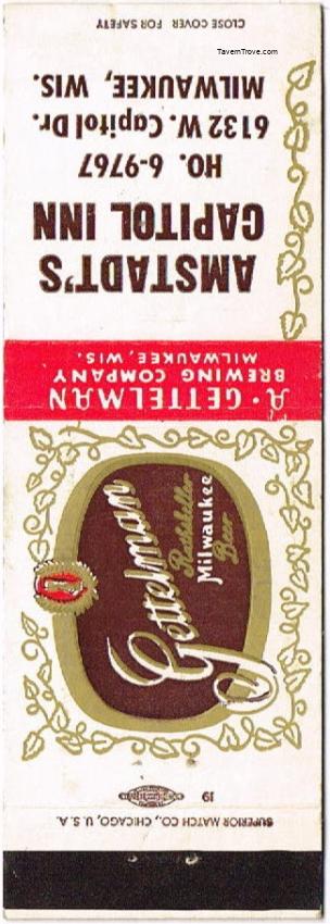 Gettelman Rathskeller Milwaukee Beer