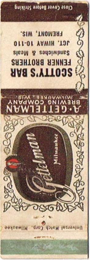 Gettelman Rathskeller Milwaukee Beer