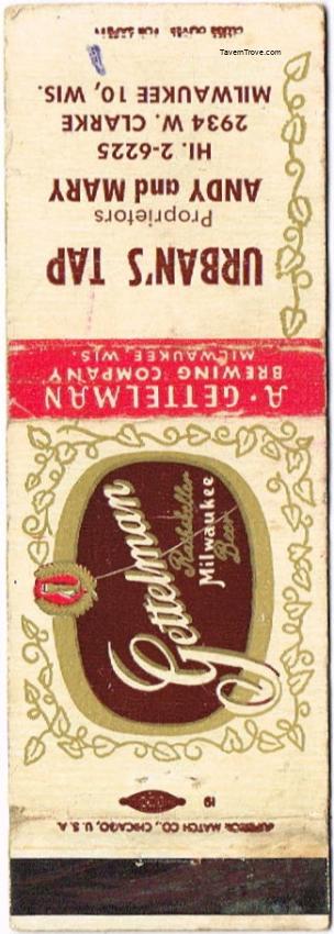 Gettelman Rathskeller Milwaukee Beer Dupe