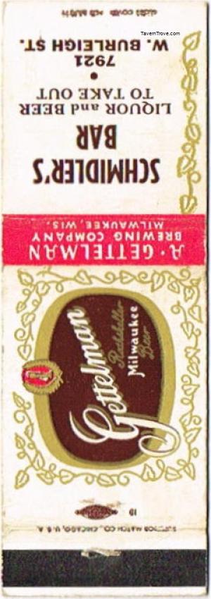 Gettelman Rathskeller Milwaukee Beer