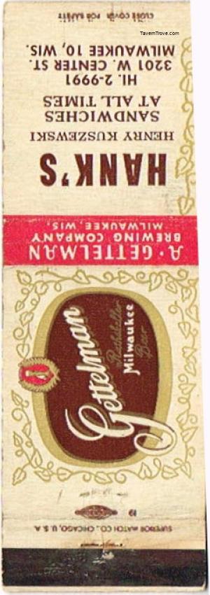 Gettelman Rathskeller Milwaukee Beer