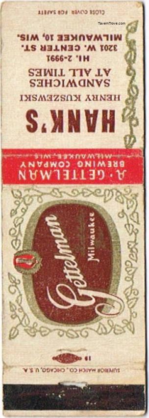 Gettelman Rathskeller Milwaukee Beer