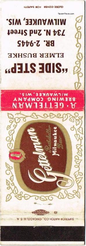 Gettelman Rathskeller Milwaukee Beer Dupe