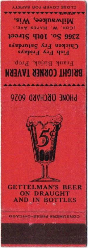 Gettelman's Beer (red)