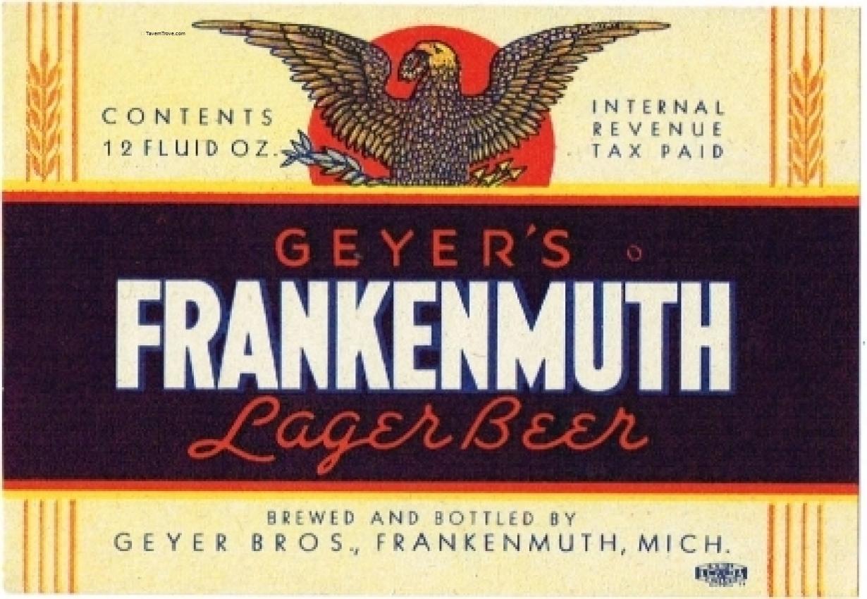 Geyer's Frankenmuth Lager Beer