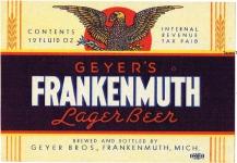 Geyer's Frankenmuth Lager Beer