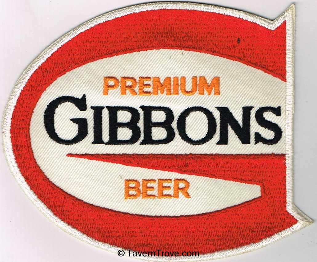 Gibbon's Premium Beer (back patch)