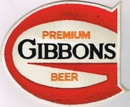 Gibbon's Premium Beer (back patch)