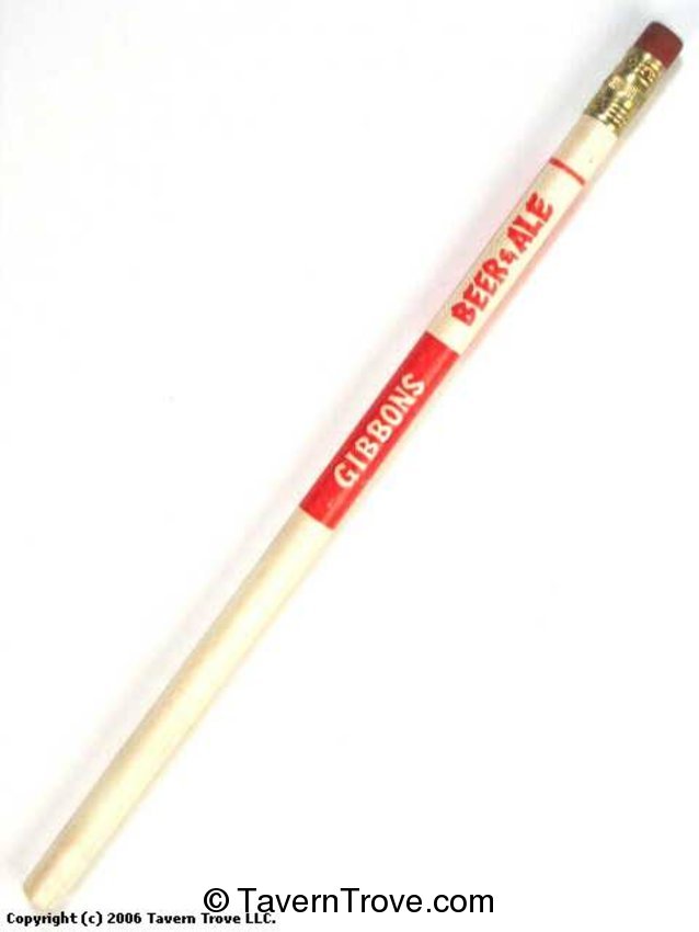 Gibbons Beer & Ale Pencil