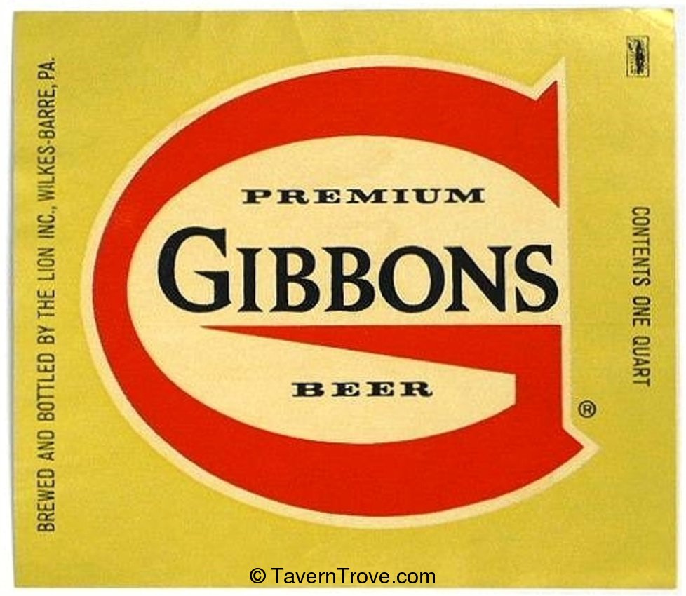 Gibbons Beer 